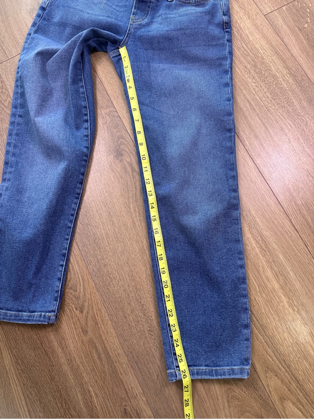 Gap Maternity Jeans Medium Wash Over Belly Straight Stretch Denim Size 27 - Picture 10 of 10